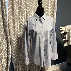 Banana republic button up shirt, blue size 8